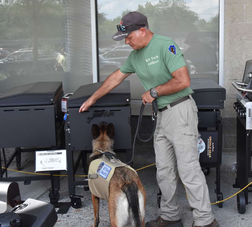 explosives detection K9 services