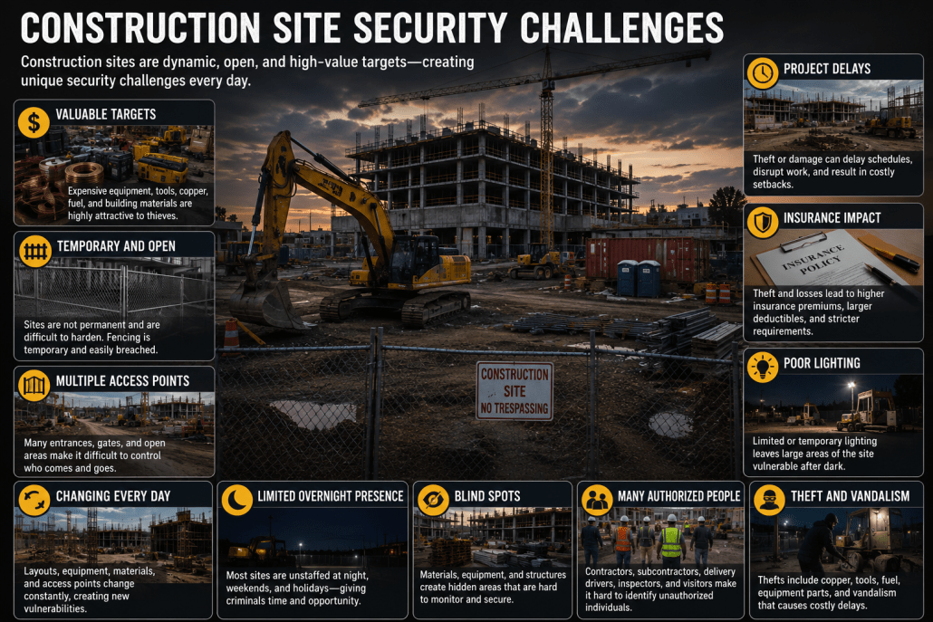 Construction site security challenges
