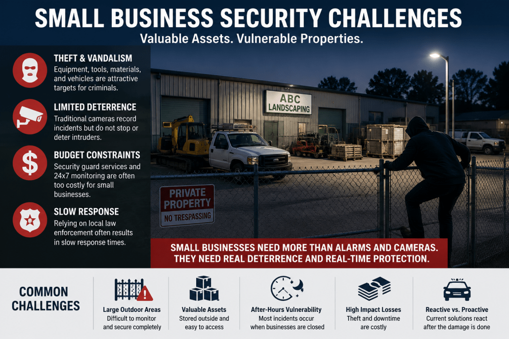 small business property security challenges